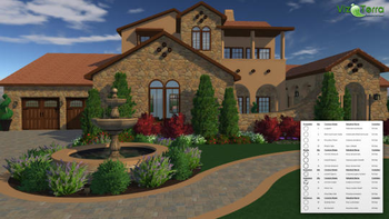 VizTerra Landscape Design Software screenshot