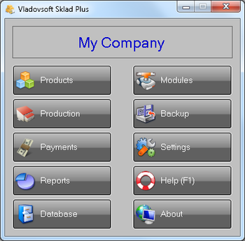 Vladovsoft Sklad screenshot