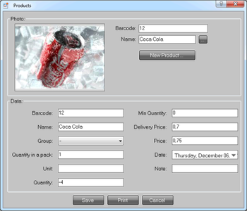 Vladovsoft Sklad screenshot 3