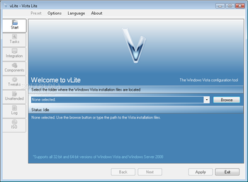 vLite screenshot