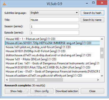 VLSub screenshot 2