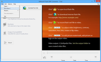 VMeisoft Flash SWF Converter screenshot 2