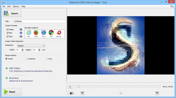 VMeisoft HTML5 Movie Maker screenshot