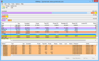 VMMap screenshot