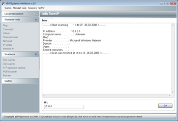 VMVSystems NetAdmin screenshot 5