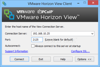 VMware Horizon View Client screenshot