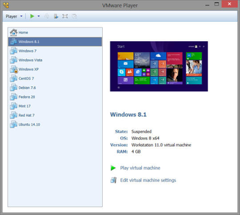 VMware Player screenshot 2