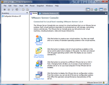 VMware Server screenshot