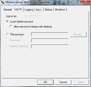 VMware Server screenshot 8