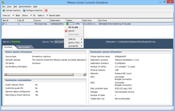VMware vCenter Converter Standalone screenshot