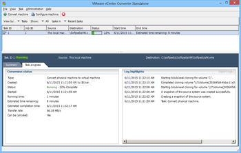 VMware vCenter Converter Standalone screenshot 2
