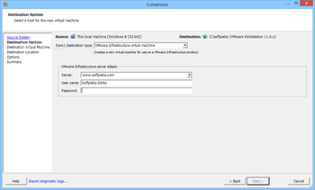VMware vCenter Converter Standalone screenshot 7