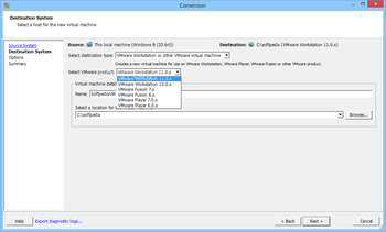 VMware vCenter Converter Standalone screenshot 8