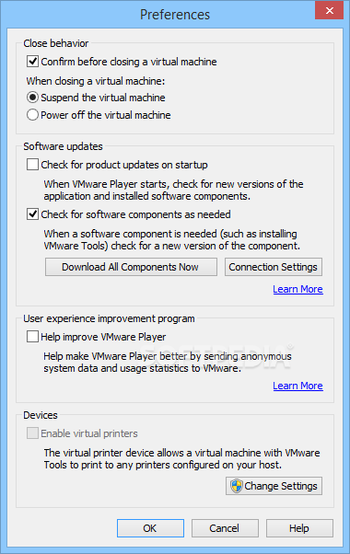 VMware Workstation Player screenshot 22