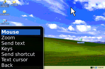 VNC+: Virtual Network Computing for Blackberry screenshot