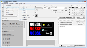 VOB Subtitle Editor screenshot 3