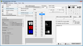 VOB Subtitle Editor screenshot 4