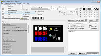 VOB Subtitle Editor screenshot 5