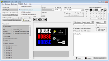 VOB Subtitle Editor screenshot 8