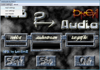 VOB2Audio screenshot