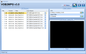 VOB2MPG screenshot