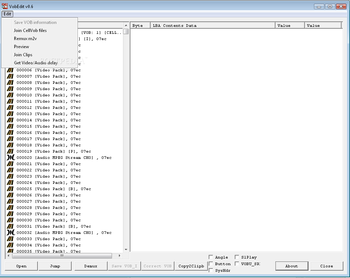 VobEdit screenshot 2