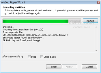 VobSub Ripper Wizard screenshot 3