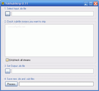 VobSubStrip screenshot