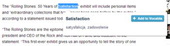Vocabla for Firefox screenshot