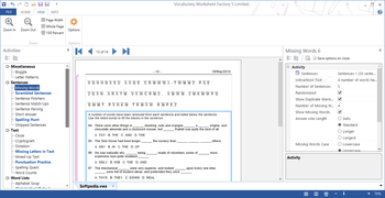 Vocabulary Worksheet Factory screenshot 11