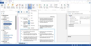 Vocabulary Worksheet Factory screenshot 2