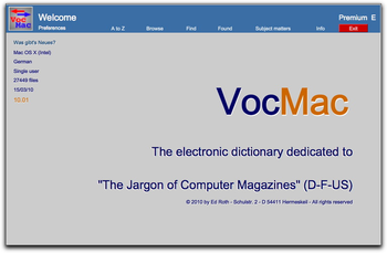 VocMac 2010 (WIN) screenshot
