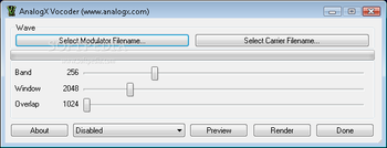 Vocoder screenshot