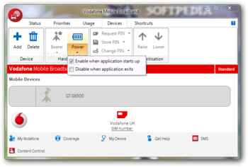 Vodafone Mobile Broadband (formerly Vodafone Mobile Connect) screenshot 4
