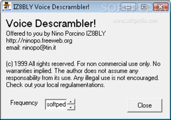 Voice Descrambler screenshot
