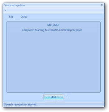 Voice Recognition screenshot