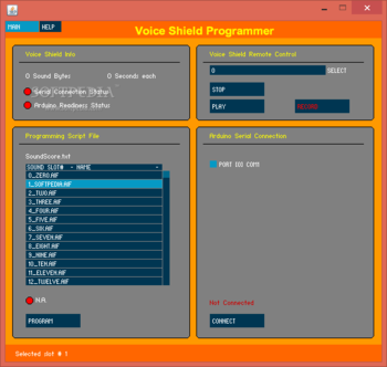 Voice Shield Programmer screenshot
