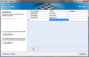 Voice2Phone Auto Dialer Standart 1 Line screenshot