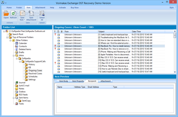 Voimakas Exchange OST Recovery screenshot 3