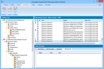 Voimakas Outlook PST Recovery screenshot 4