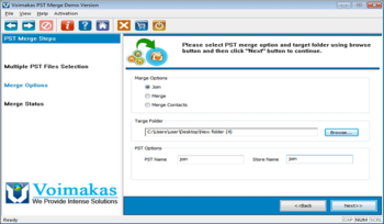 Voimakas PST Merge screenshot