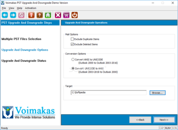 Voimakas PST Upgrade And Downgrade screenshot 2