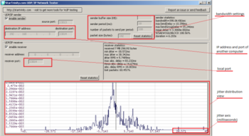 VoIP Network Tester screenshot