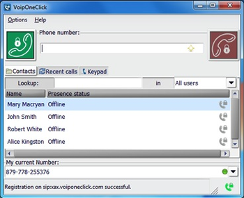 Voip One Click screenshot