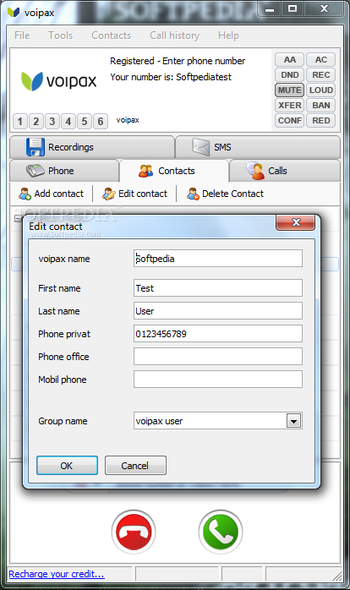 Voipax screenshot 3