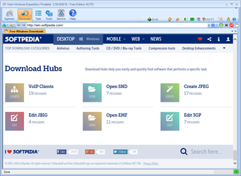 Vole Windows Expedition Portable Free Edition screenshot 2