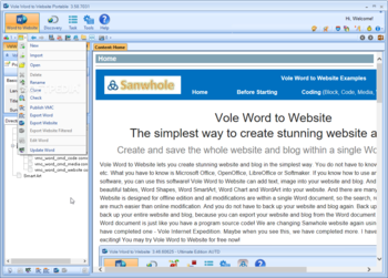 Vole Word to Website Portable screenshot 2