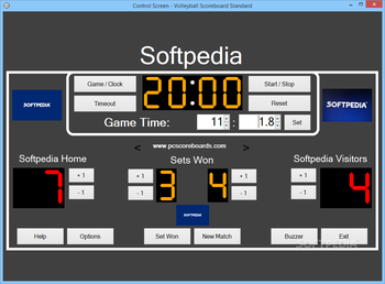 Volleyball Scoreboard Standard screenshot 2