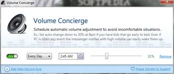Volume Concierge screenshot