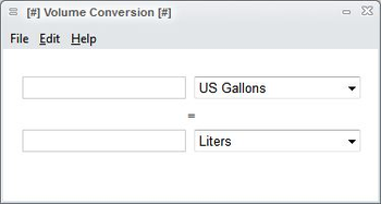 Volume Conversion Calculator screenshot